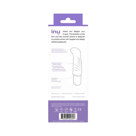 VeDO Inu Mini Vibe - G Spot Vibrator - Purple