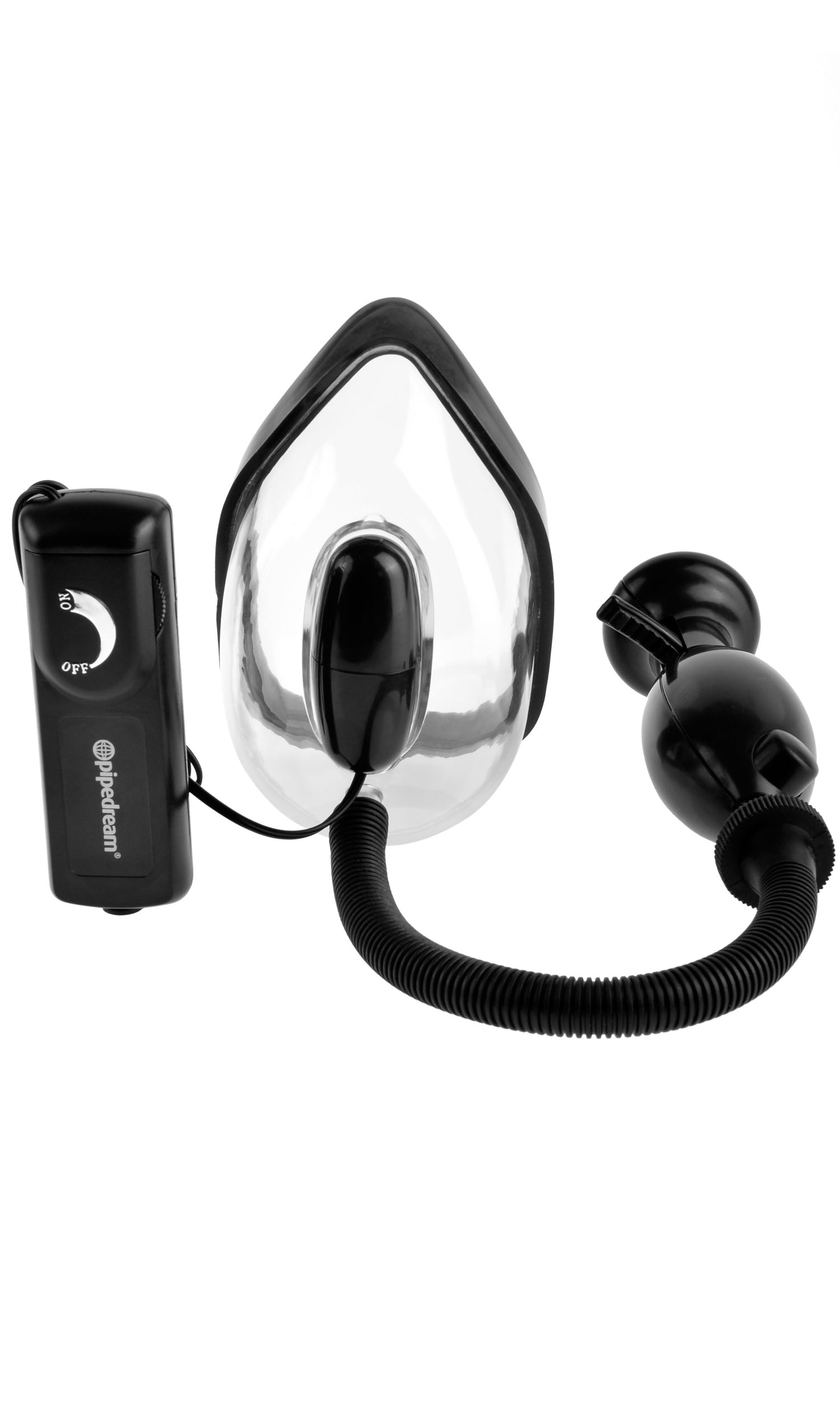 Pipedream Fetish Fantasy Extreme Vibrating Pussy Pump - Clear