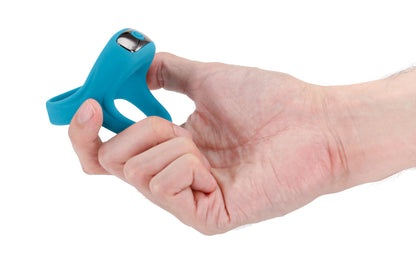 Renegade Emperor Rechargeable Vibrating Ring – Teal
