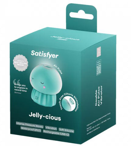 Satisfyer Jelly-Cious Dual-Stimulation Device - Green