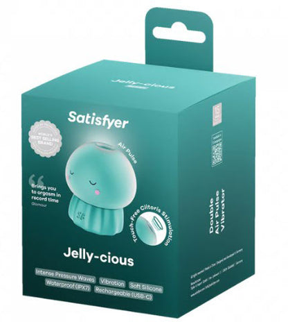 Satisfyer Jelly-Cious Dual-Stimulation Device - Green