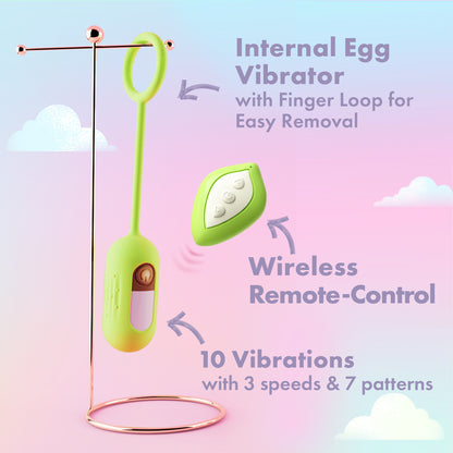 Blush Blooming Bliss Mini Vibes Set - Green - 2 Vibrators with Travel Case