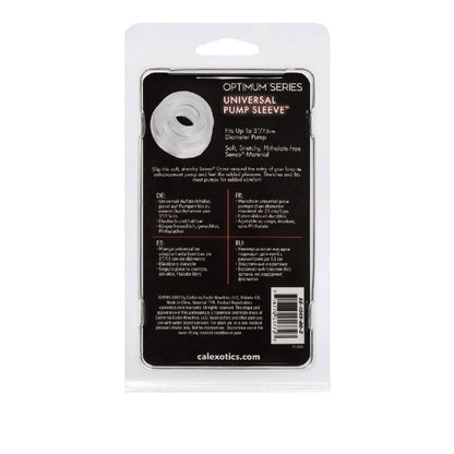CalExotics Universal Pump Sleeve for Pumps up to 3.25 Inches - Clear