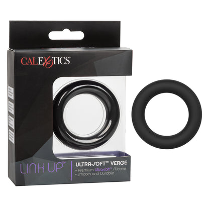 CalExotics Link Up Ultra-Soft Verge Cock Ring – Black
