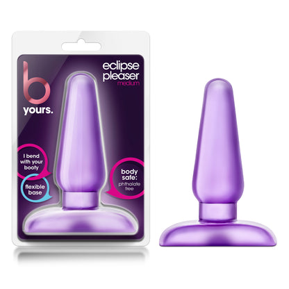 Blush B Yours Eclipse Pleaser Medium Anal Plug - Purple