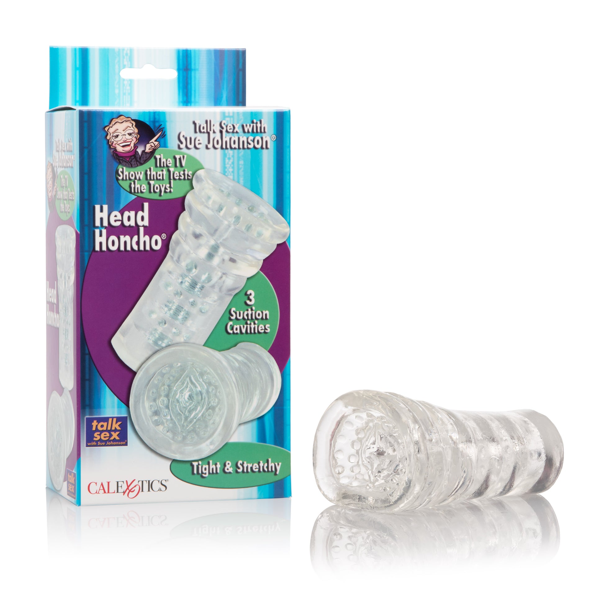 Sue Johanson Head Honcho Masturbator with Suction Chambers – Gold