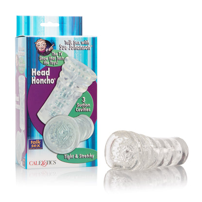 Sue Johanson Head Honcho Masturbator with Suction Chambers – Gold