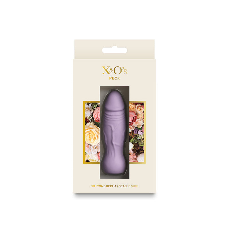 X & Os by NS Novelties Peck Vibrator – Purple