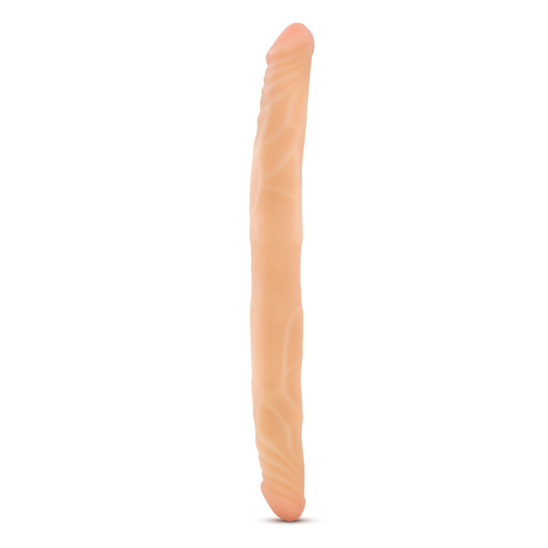 B Yours 14 Inch Double Dildo - Realistic Beige Double Ended Dildo