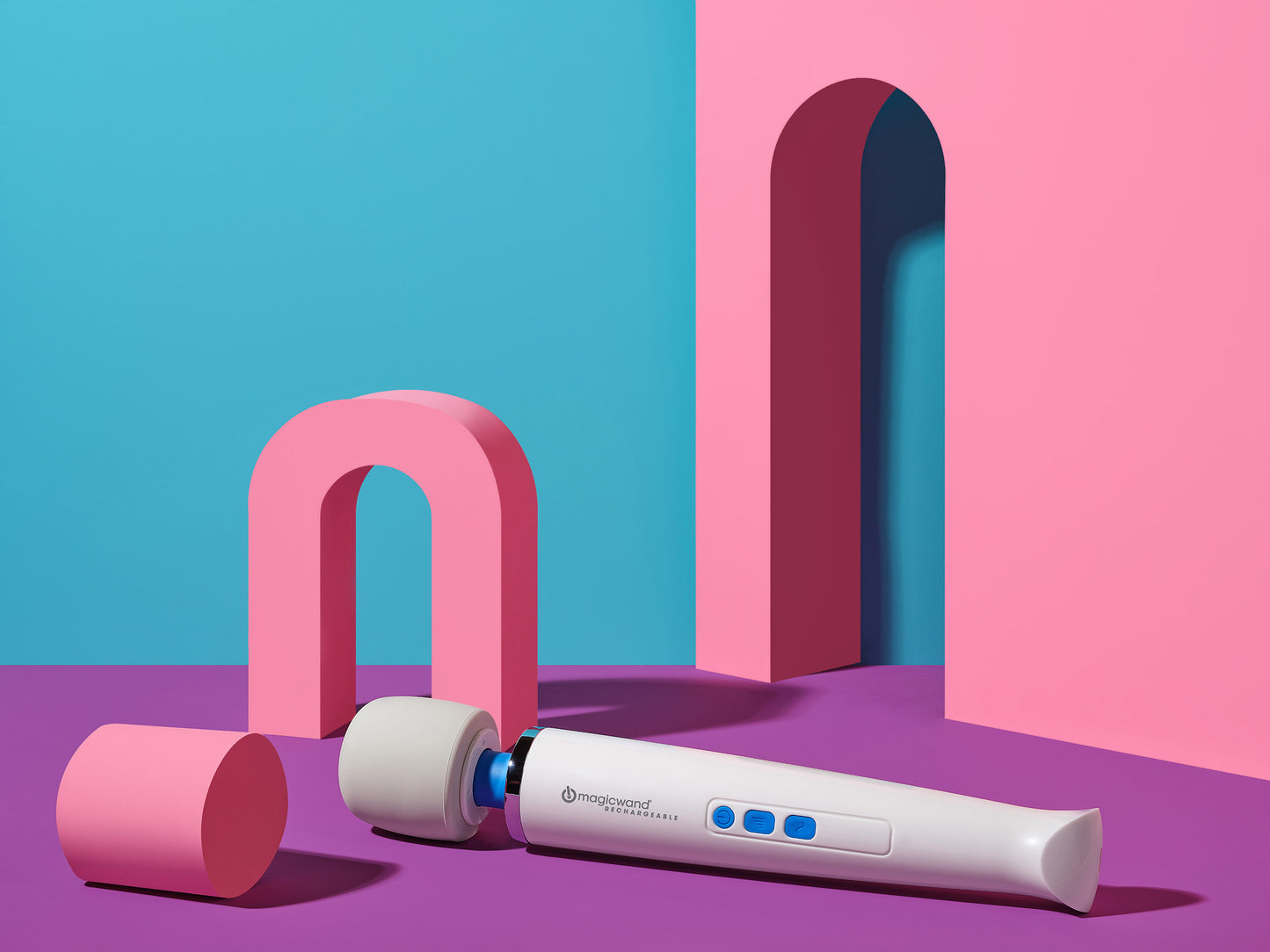 Magic Wand Rechargeable Massager – White – Multi-Speed