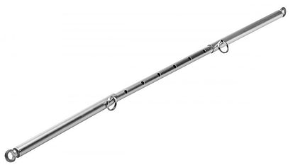 XR Brands Steel Adjustable Spreader Bar – Silver – 23 to 35 Inches