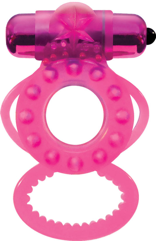 Hott Products Magna Man Magnetic Ring - Scrotum Band - Magenta