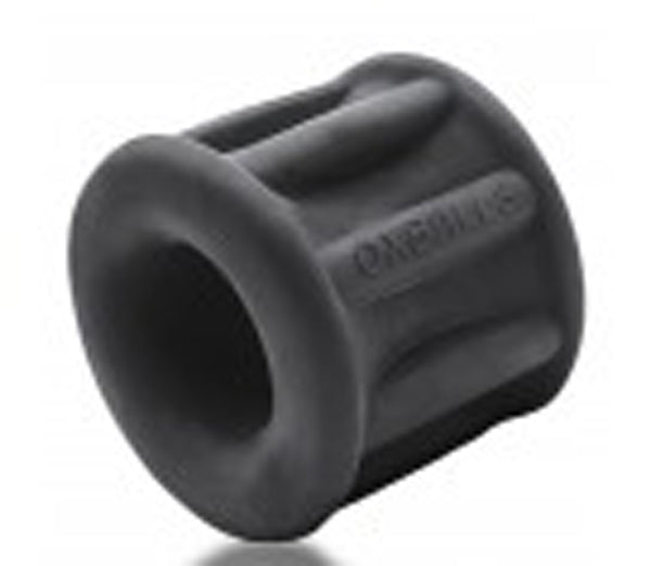 Oxballs Baller Max Tag Ballstretcher – Black – Extra Tall with Eight Stretch Ribs
