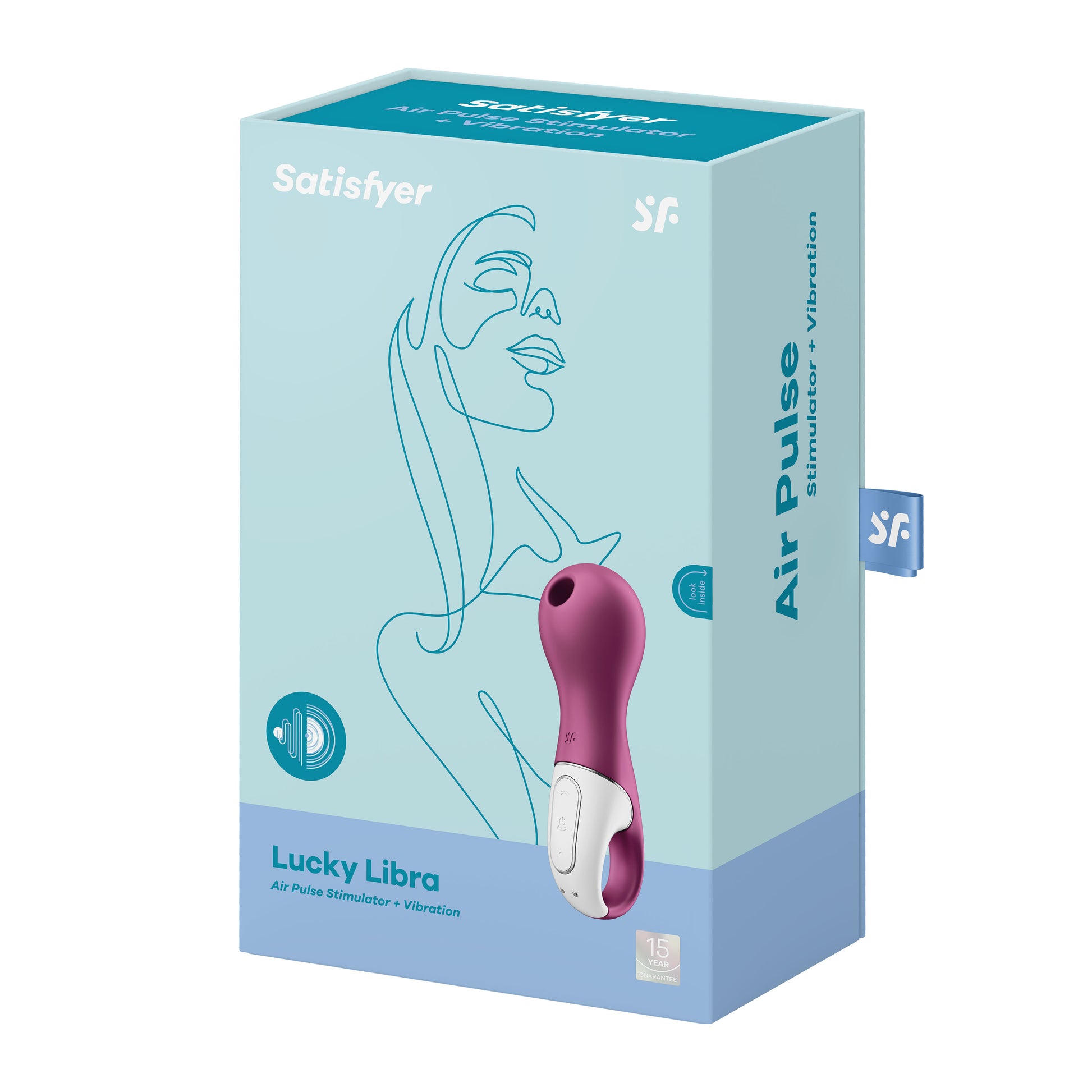 Satisfyer Lucky Libra Airpulse Vibrator with Intense Vibration - Purple