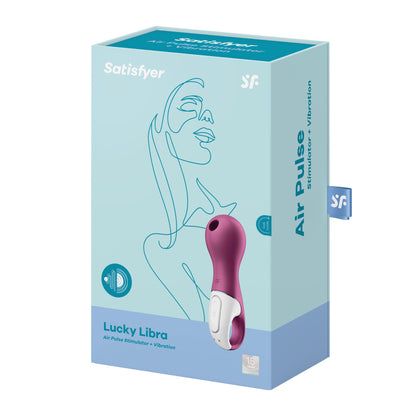 Satisfyer Lucky Libra Airpulse Vibrator with Intense Vibration - Purple