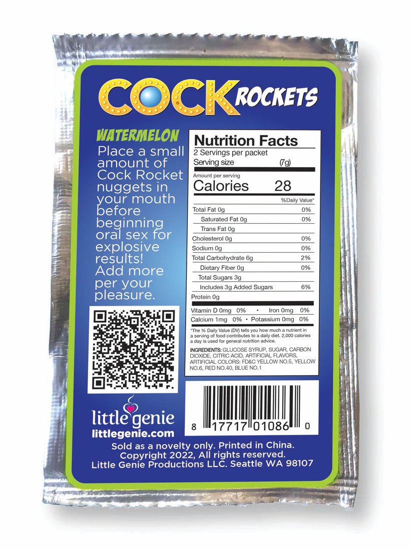 Cock Rockets Watermelon Oral Sex Candy – Watermelon Flavor