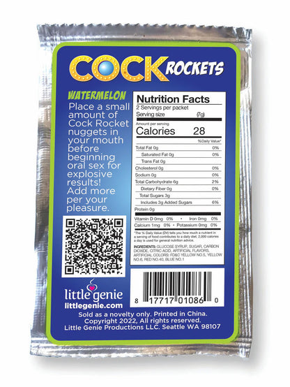 Cock Rockets Watermelon Oral Sex Candy – Watermelon Flavor