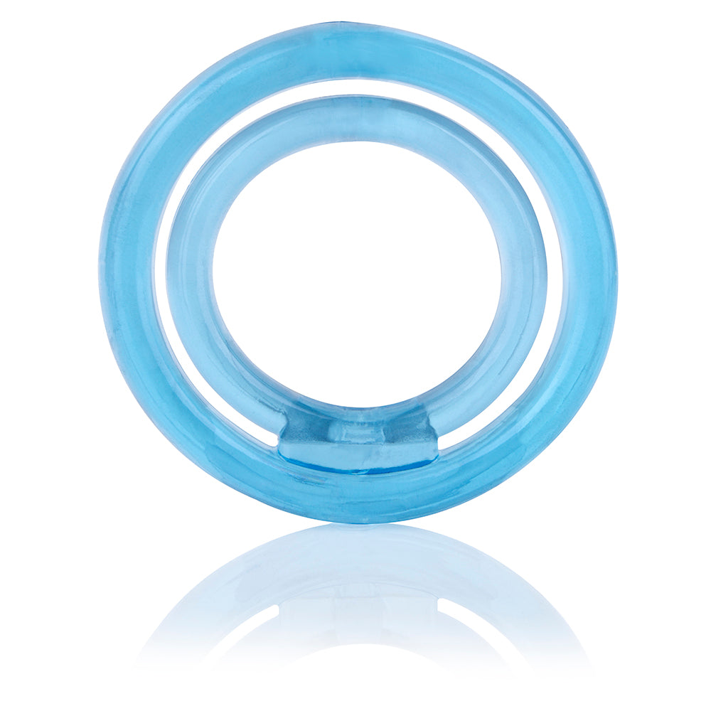 Screaming O RingO 2 Double Erection Ring with Testicle Support – Blue