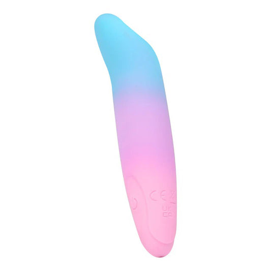 Blush Dolphin Kisses Petite Vibrator with 10 Vibration Modes - Multi