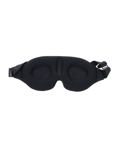 Sportsheets Blackout Blindfold - Adjustable Memory Foam Eye Mask - Black