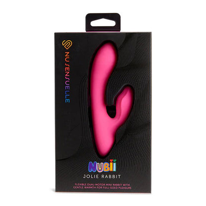 Nu Sensuelle Jolie Mini Rabbit - Dual-Motor Vibrator with Warming Function - Pink