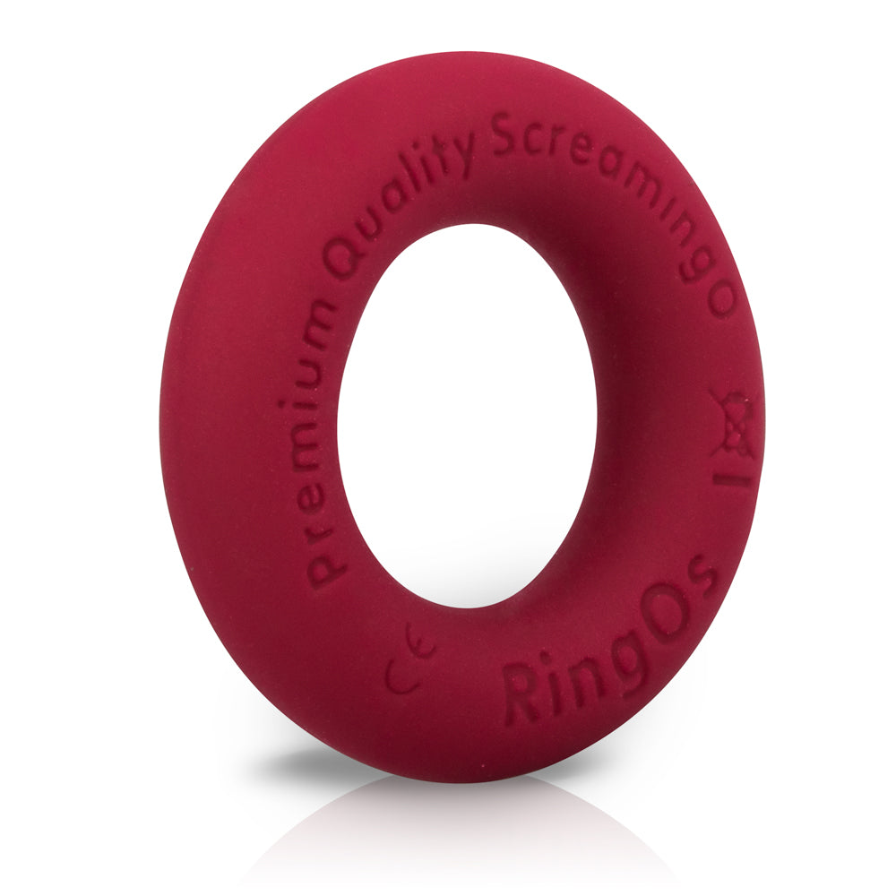 Screaming O RingO Ritz Cock Ring – Red, Ultra-Soft Liquid Silicone