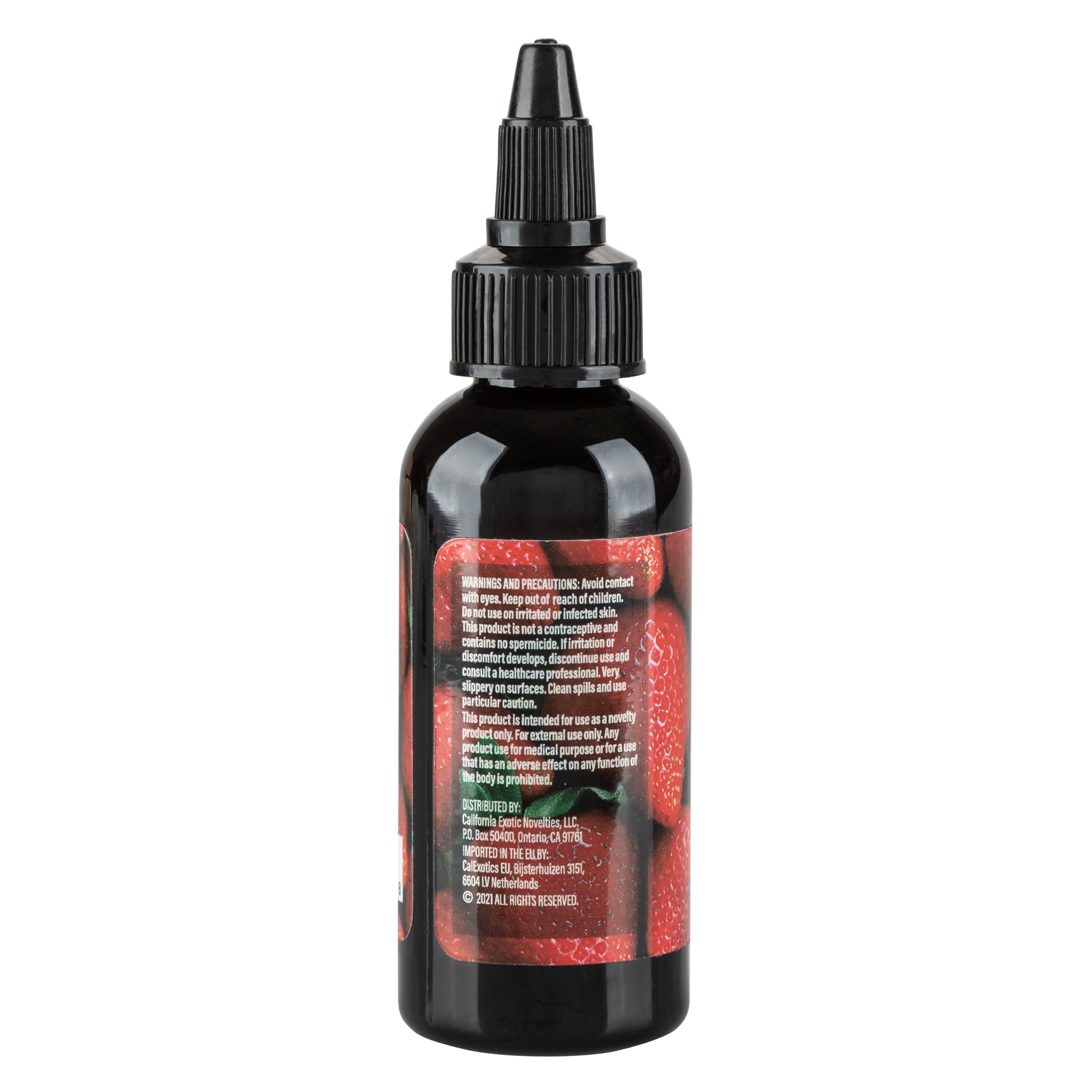 CalExotics Fuck Sauce Strawberry Flavored Water-Based Personal Lubricant - 2 Fl. Oz.