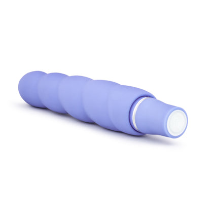 Blush Novelties Luxe Anastasia Vibrator - 6.5 Inches - Blue