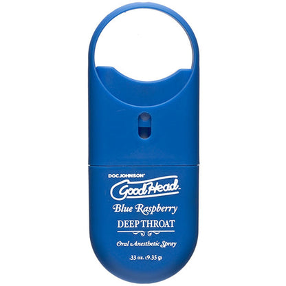Goodhead Deep Throat Spray - Blue Raspberry Flavor - 0.33 Oz