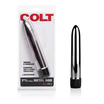 Colt Metal 7 Inch Vibrator – Silver