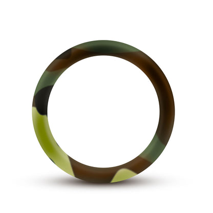 Blush Performance Silicone Camo Cock Ring – Green Camouflage