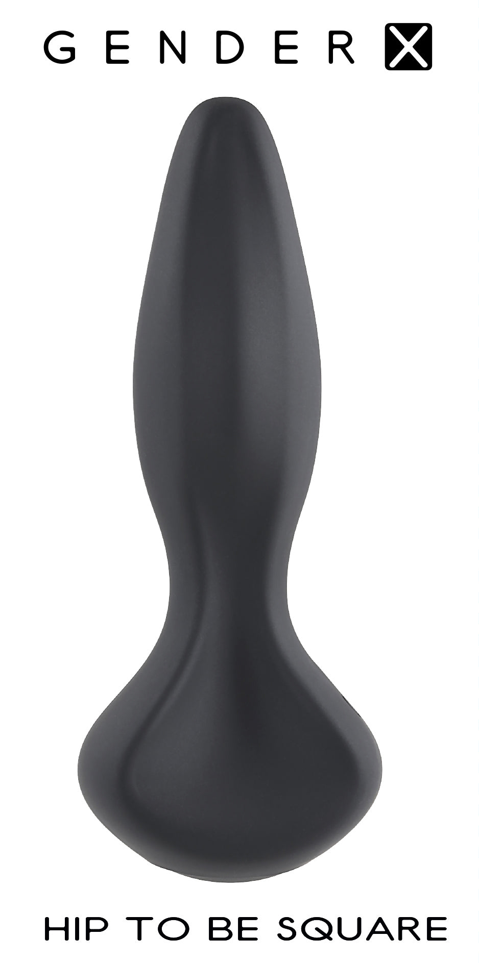 Evolved Novelties Hip to Be Square Vibrating Plug - Black - 10 Speeds