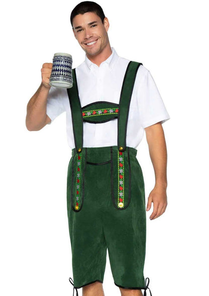 Leg Avenue Men's Beerfest Lederhosen Costume - X-Large - Green