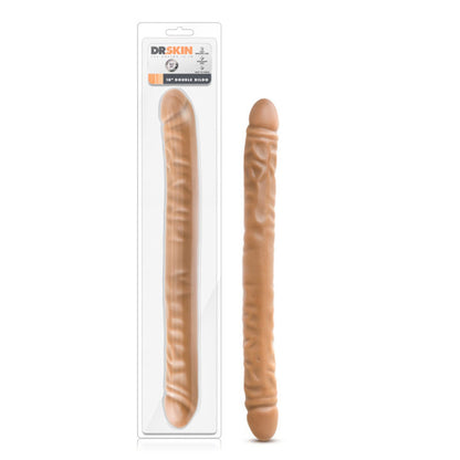 Blush Dr. Skin 18 Inch Double Dildo - Realistic Mocha
