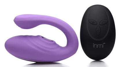 XR Brands Pulse Pro Clitoral Stimulating Vibe with Remote – Purple