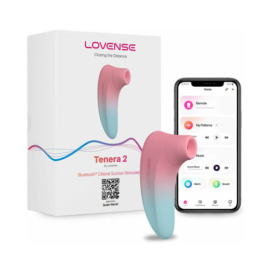 Lovense Tenera 2 App-Controlled Air Sucking Toy - Multi-Color