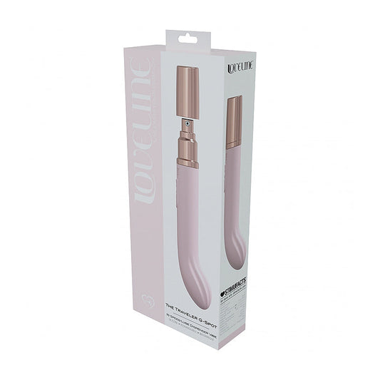 LoveLine Traveler G-Spot Vibrator – Pink, Silicone, Rechargeable