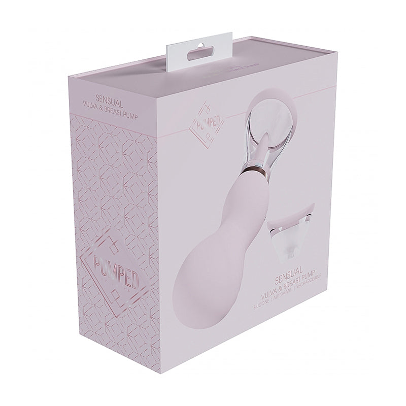 Shots Sensual Vulva & Breast Pump – Automatic Rechargeable – Light Pink