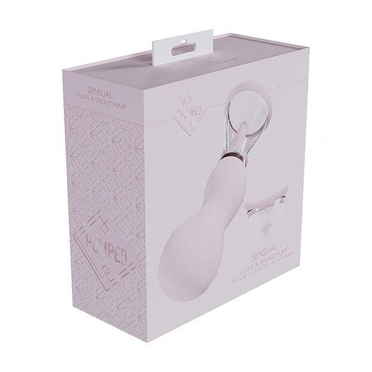 Shots Sensual Vulva & Breast Pump – Automatic Rechargeable – Light Pink