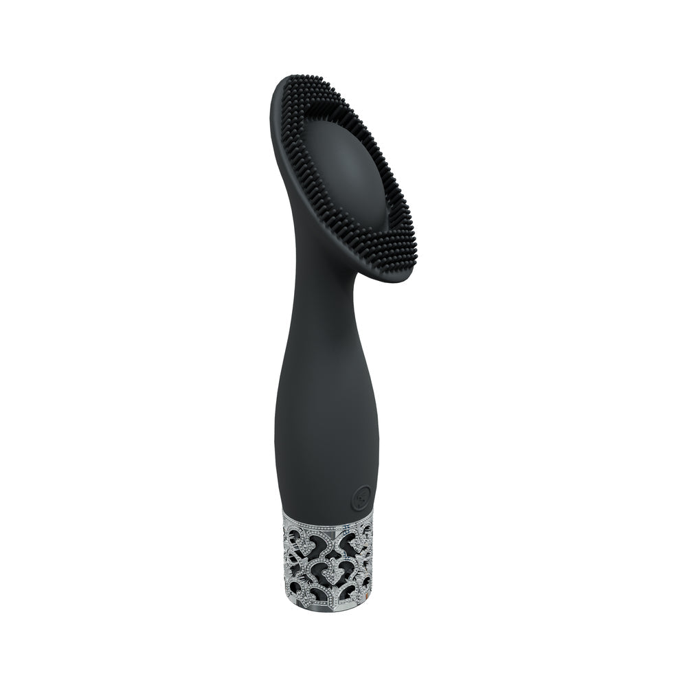 Royal Gems Duchess Silicone Rechargeable Vibrator – Black
