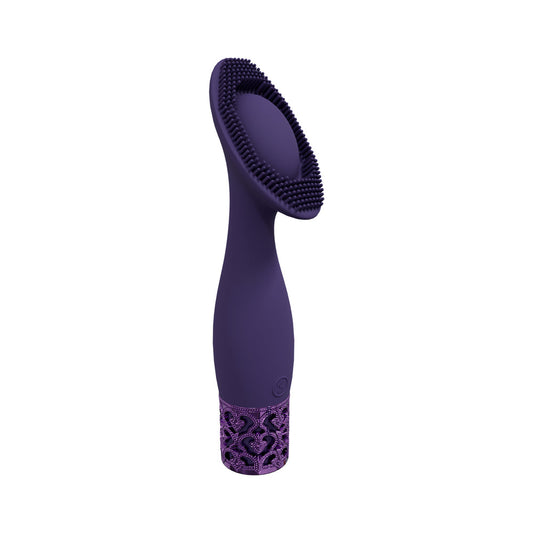 Royal Gems Duchess Silicone Rechargeable Vibrator – Purple