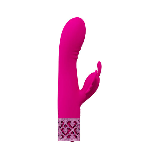Royal Gems Monarch Silicone Rechargeable Vibrator – Pink