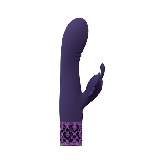 Royal Gems Monarch Silicone Rechargeable Vibrator – Purple