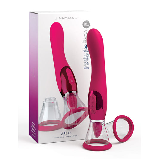 Jimmyjane Apex G-Spot and Clitoral Stimulator – Hot Pink