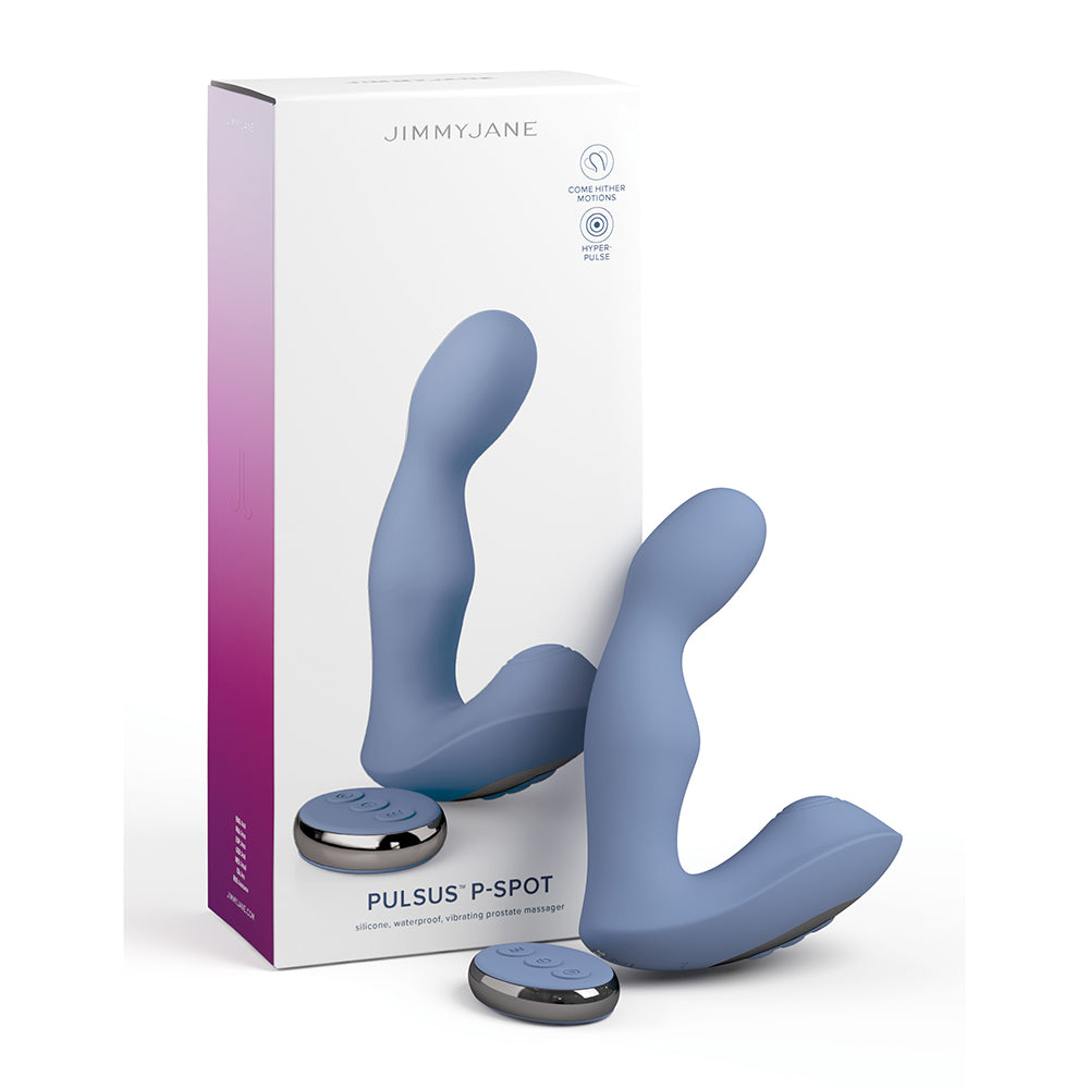 Jimmyjane Pulsus P-Spot Vibrator – Periwinkle – 10-Function Prostate Massager