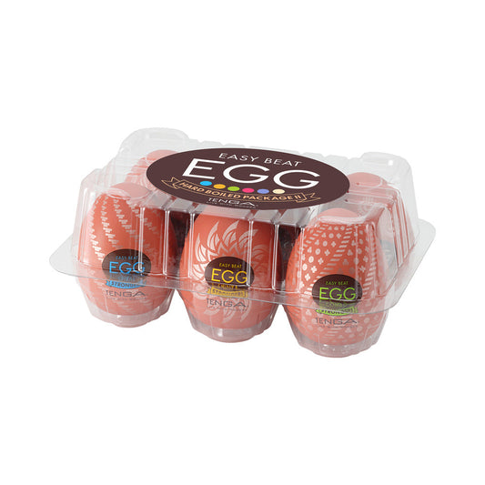 Tenga EGG Variety Pack Hard Boiled II - 6 Pack - White