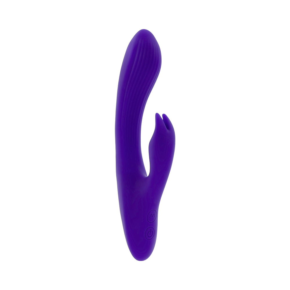 Selopa Poseable Bunny Rechargeable Dual Stimulator – Purple
