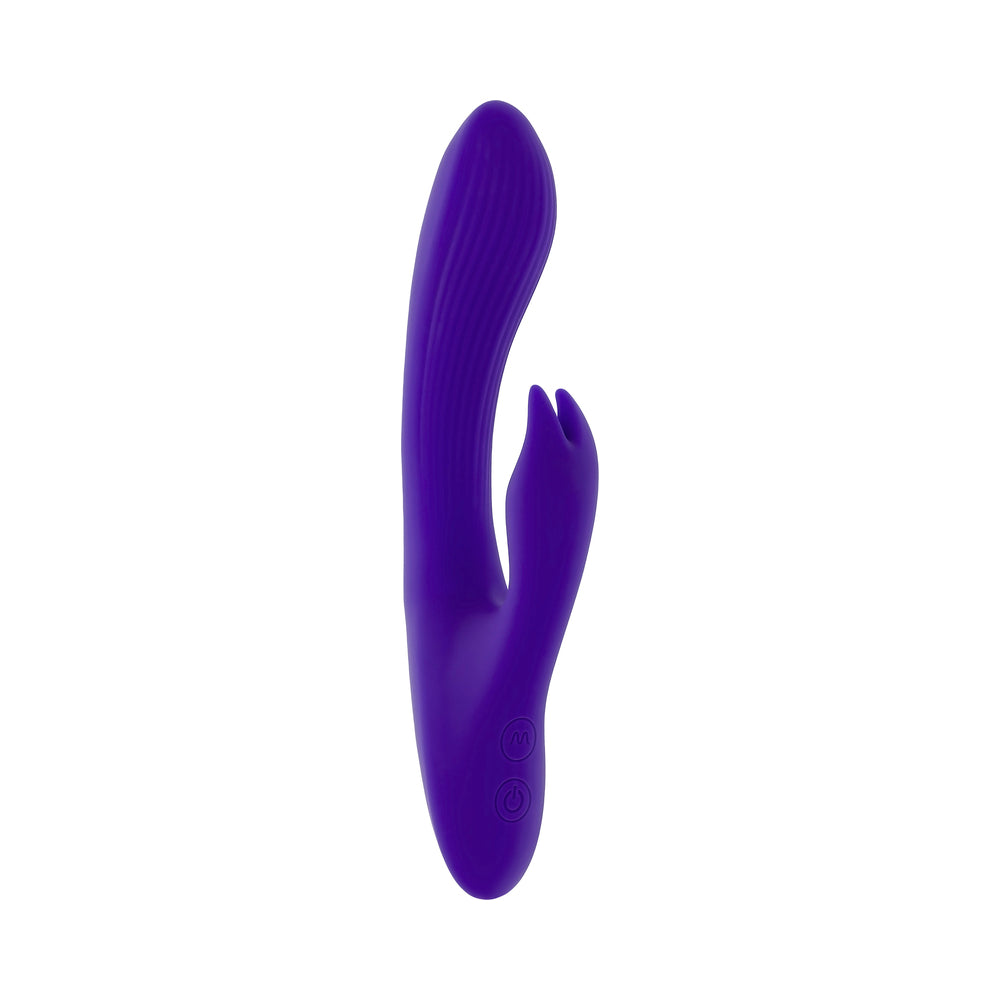 Selopa Poseable Bunny Rechargeable Dual Stimulator – Purple