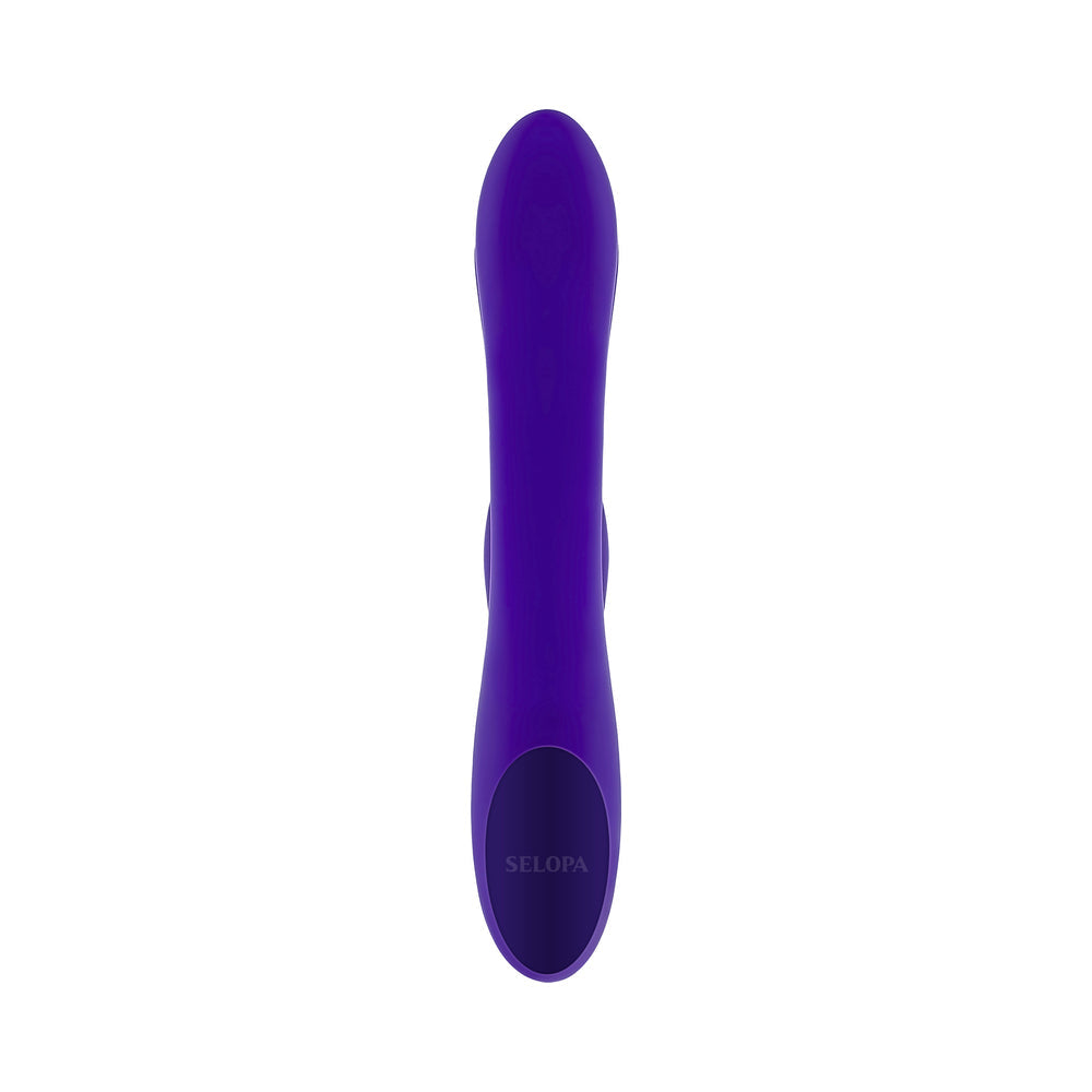 Selopa Poseable Bunny Rechargeable Dual Stimulator – Purple