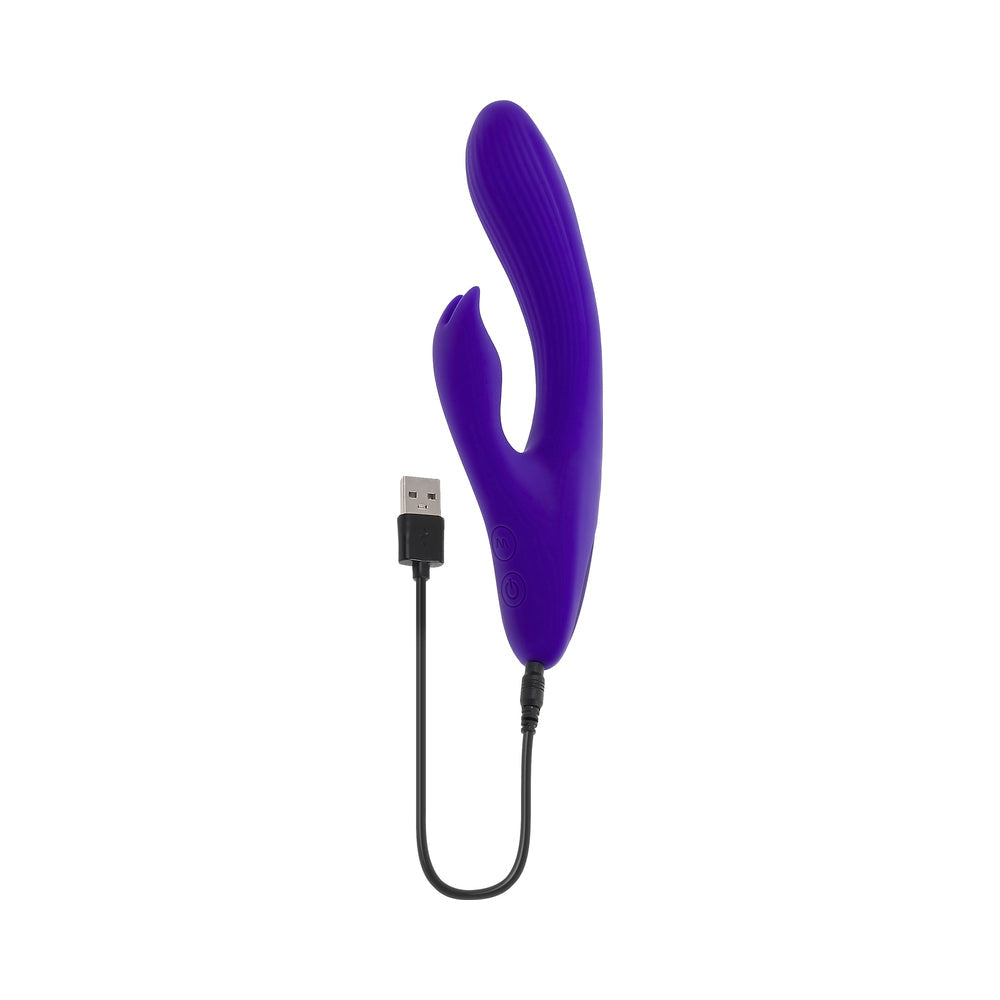 Selopa Poseable Bunny Rechargeable Dual Stimulator – Purple
